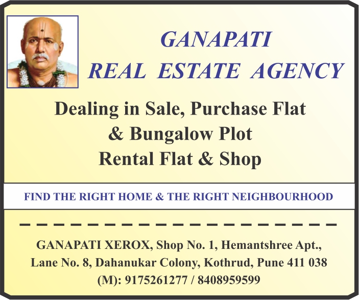 Ganapati real estate agency banner